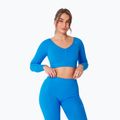 Women's training longsleeve Carpatree Eris Seamless electric blue