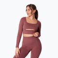 Women's training longsleeve Carpatree Dopamine Buzz Seamless rose/brown