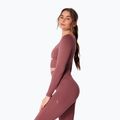 Women's training longsleeve Carpatree Dopamine Buzz Seamless rose/brown 3