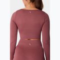 Women's training longsleeve Carpatree Dopamine Buzz Seamless rose/brown 5