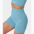 Women's training shorts Carpatree Allure Seamless milky blue 4