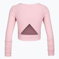 Women's yoga top Moonholi Total Eclipse Wrap Top Nude pink 205 2