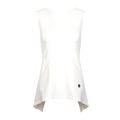 Women's yoga top Moonholi Galaxy Open Back Tank white 217