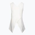 Women's yoga top Moonholi Galaxy Open Back Tank white 217 2