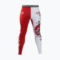 Ground Game Kettei men's leggings red and white