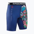 Ground Game Vale Tudo Tatakai men's training shorts blue 3