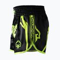 Men's Ground Game Muay Thai Neon training shorts black/green neon 4
