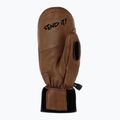 Ski gloves Viking Send It brown/white 2