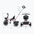 Three-wheeled balance bike Milly Mally Axel pink 11