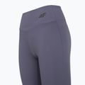 Women's training leggings 4F Solar Punk FNK F404 denim 3