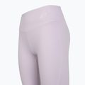 Women's training leggings 4F Solar Punk FNK F404 light violet 3