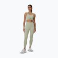 Women's training leggings 4F Solar Punk FNK F399 light green allover 2