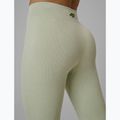 Women's training leggings 4F Solar Punk FNK F399 light green allover 5