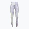 Women's training leggings 4F Solar Punk FNK F454 light yellow allover 7