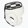 Boxing helmet WINDY Genuine Leather white 2