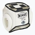 Boxing helmet WINDY Genuine Leather white 3