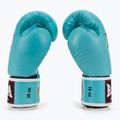 Boxing gloves RAJA BOXING Single Standard Genuine Leather light blue 4