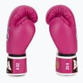 Boxing gloves RAJA BOXING Single Standard Genuine Leather pink 4