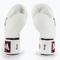 Boxing gloves RAJA BOXING Single Standard Genuine Leather white 4