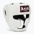 Boxing helmet RAJA BOXING Genuine Leather white
