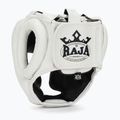 Boxing helmet RAJA BOXING Genuine Leather white 3