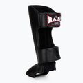 Tibia and foot protectors RAJA BOXING Lightweight Shin Guards Genuine Leather black 3