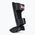 Tibia and foot protectors RAJA BOXING Lightweight Shin Guards Semi Leather black 3