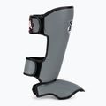 Tibia and foot protectors RAJA BOXING Lightweight Shin Guards Semi Leather grey 2
