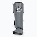Tibia and foot protectors RAJA BOXING Lightweight Shin Guards Semi Leather grey 4