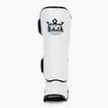 Tibia and foot protectors RAJA BOXING Lightweight Shin Guards Semi Leather white 4