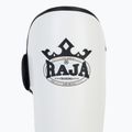 Tibia and foot protectors RAJA BOXING Lightweight Shin Guards Semi Leather white 6