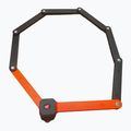 Bicycle lock GERDA Fold 1200W Neo foldable black/orange 2