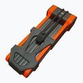 Bicycle lock GERDA Fold 1200W Neo foldable black/orange 4