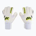 Children's goalkeeper gloves 4keepers Champ Carbo V RF Strap white