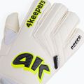 Children's goalkeeper gloves 4keepers Champ Carbo V RF Strap white 3