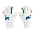 Children's goalkeeper gloves 4keepers Champ Aq Contact V Hb white and blue