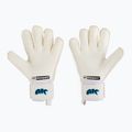 Children's goalkeeper gloves 4keepers Champ Aq Contact V Hb white and blue 2
