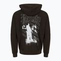 Men's sweatshirt PROSTO Shadow Hoodie washed black 2