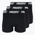 Men's boxers PROSTO KL252MACC 3 pairs black