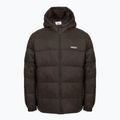 Men's winter jacket PROST Puffer dark brown