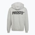 Men's sweatshirt PROSTO Hoodie Half Zip Big Log Infinity grey/melange 2