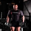 HMS HPC dumbbell 1 pcs. 45 kg black 8