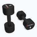 HMS HPT02 TPU dumbbells 2 pcs. 5 kg black 2