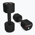 HMS HPT02 TPU dumbbells 2 pcs. 6 kg black 2