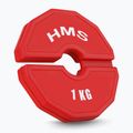 HMS overlay weight TSN100 2 x 1 kg red 2
