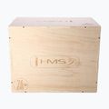 Wooden plyometric box HMS DSC01 brown 17-62-100 2