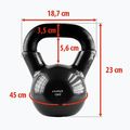 Kettlebell HMS KNV12 12kg black 3
