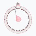 Hulahop with weight and counter HMS FH06 white-pink 30-6-105