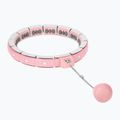 Hulahop with weight and counter HMS FH06 white-pink 30-6-105 2