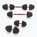 HMS SGN130 Pro Set 6W1 30kg weights black/red 4